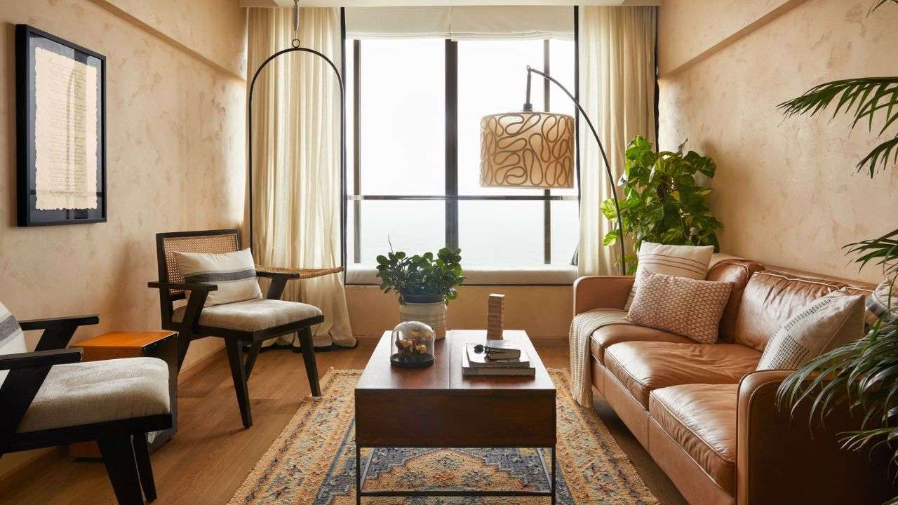 Earthy living room