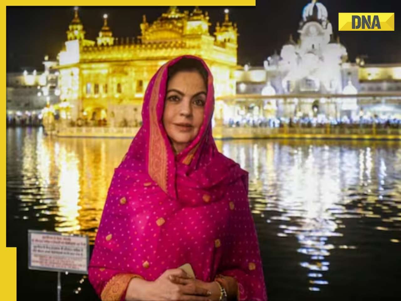 Nita Ambani ditches hand-crafted saree and sparkling jewels for chic denim look with bandhani dupatta for her Golden Temple visit