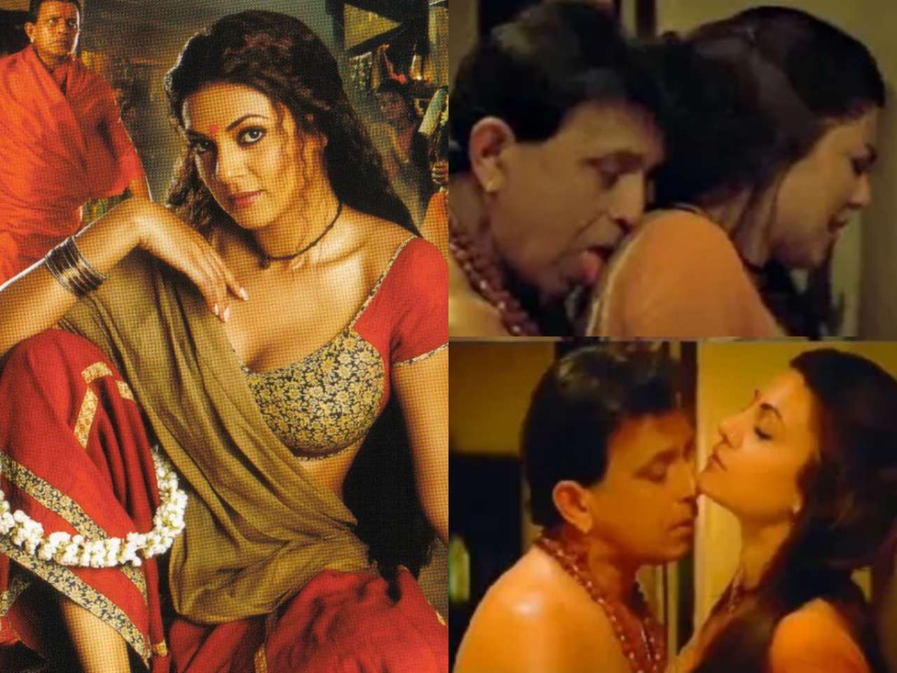 Sushmita Sen and Mithun Chakraborty (Chingaari)