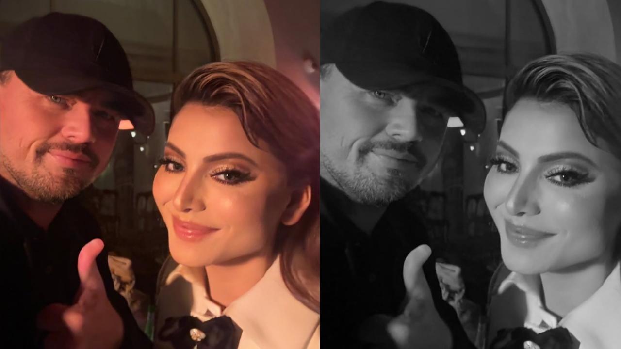 Urvashi Rautela photo with Leonardo DiCaprio