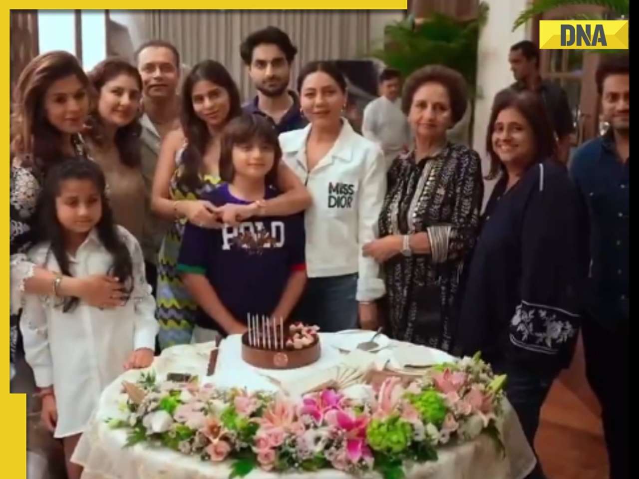 Shah Rukh Khan's son AbRam Khan turns 12, celebrates birthday with Suhana Khan, Gauri Khan: Watch