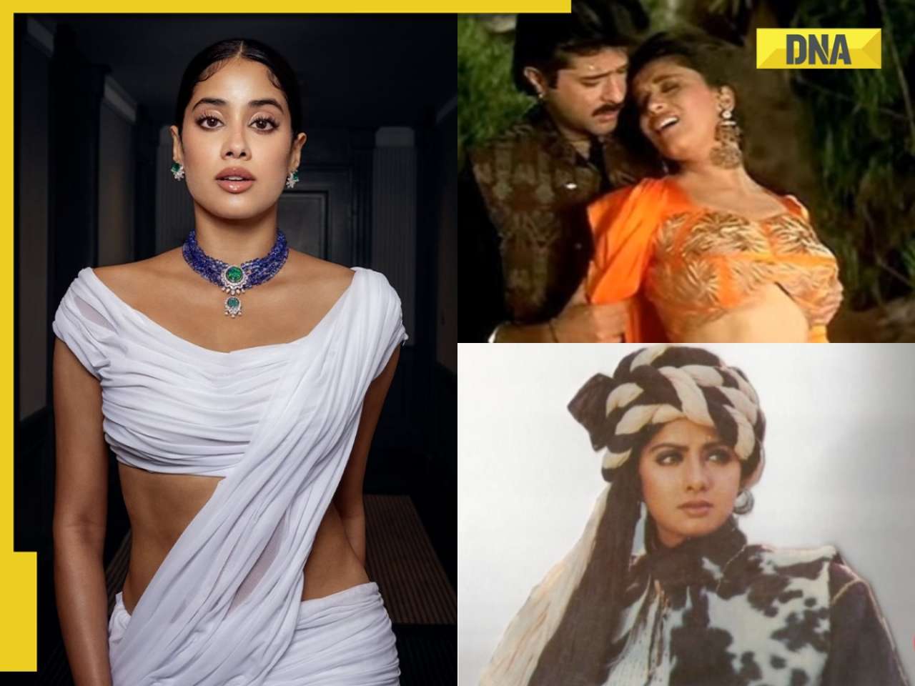 Janhvi Kapoor 'likes' reel slamming Madhuri Dixit winning award for 'vulgar' song over Sridevi's acting, netizens react: 'Such a cheap...'