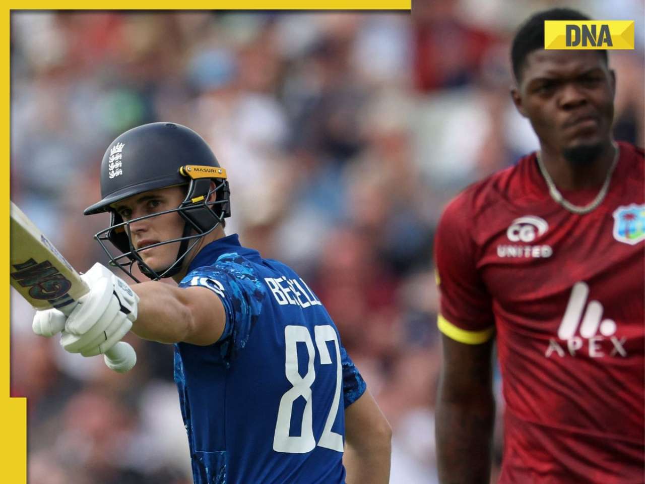 England register second-biggest win in ODIs after Jacob Bethell's carnage against West Indies, lead series 1-0