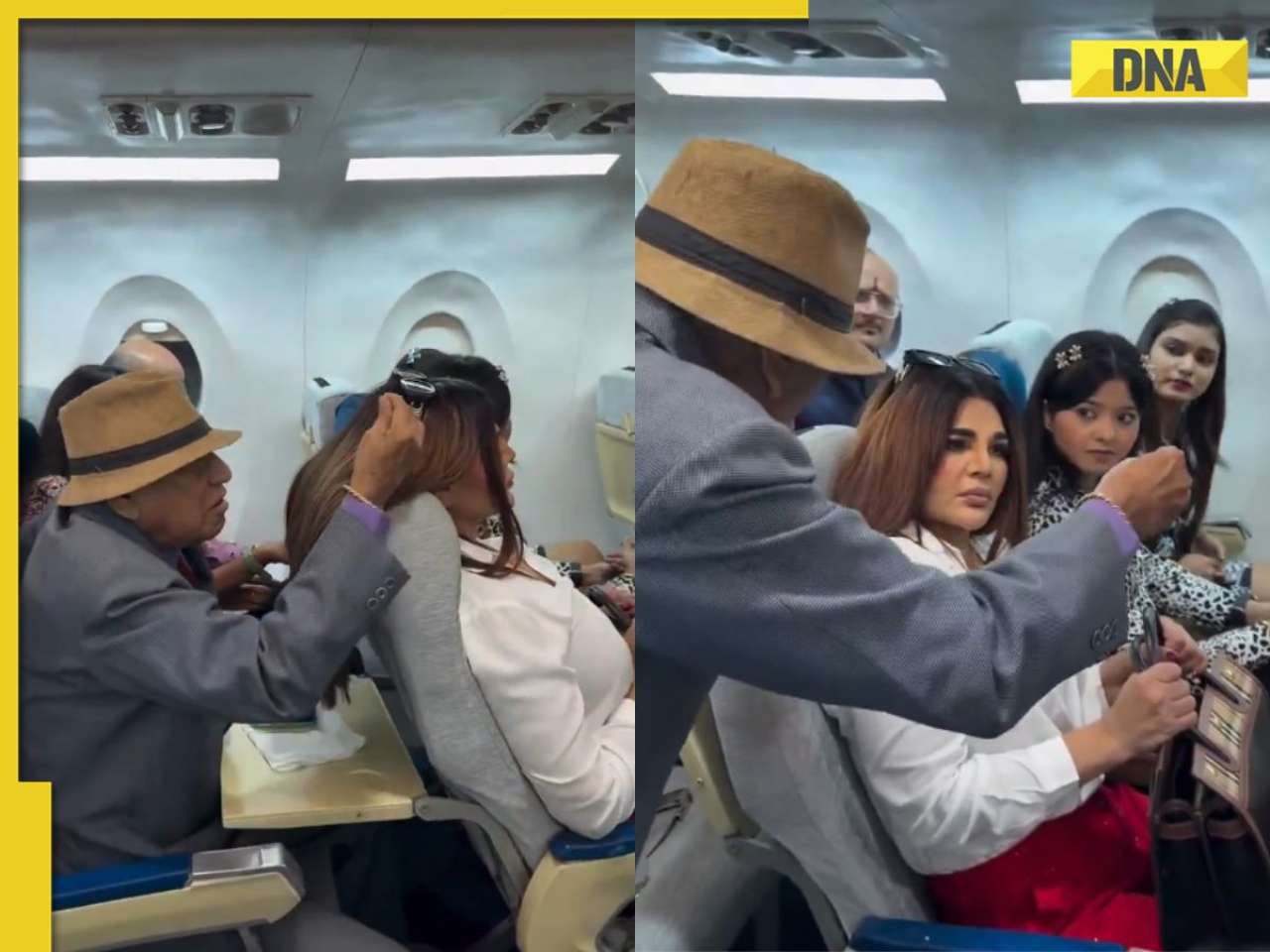 Viral video: Rakhi Sawant caught in mid-air clash over hairfall incident, netizens say 'scripted clip'
