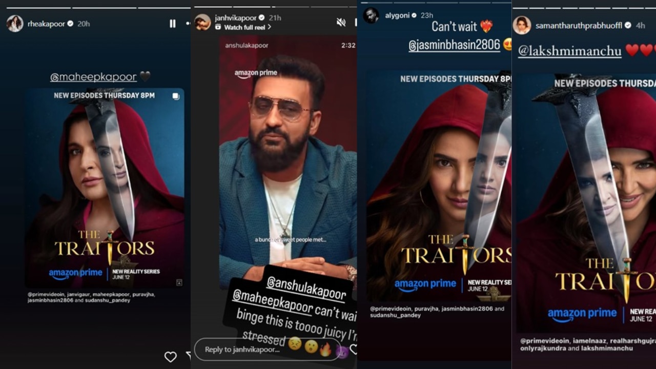 Celebrities praising and posting stories about the show