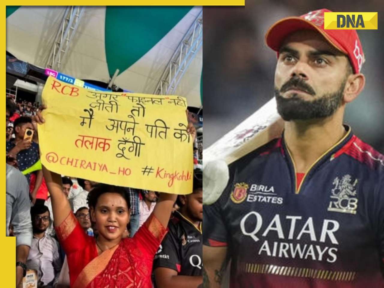Woman threatens to divorce husband if RCB doesn't win IPL 2025 final, viral post sparks debate online, watch here