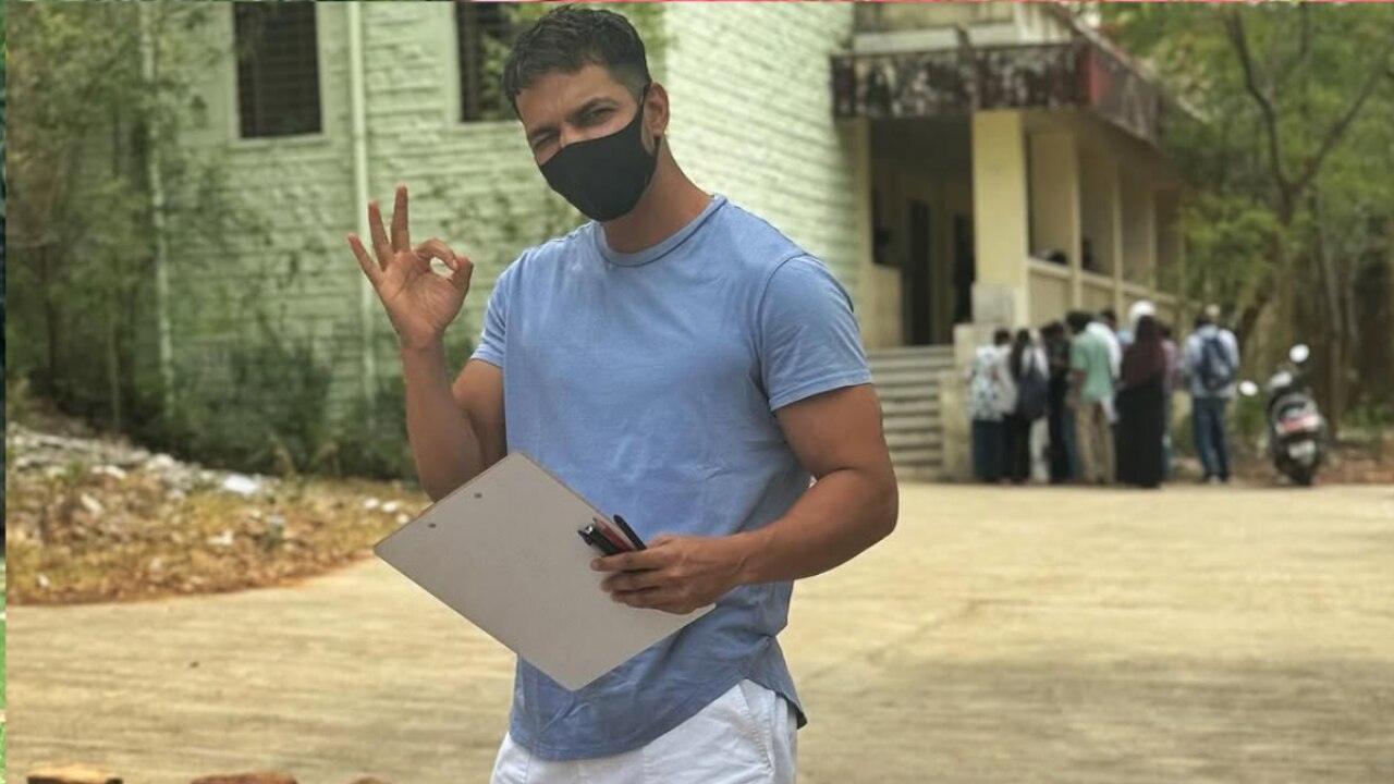 भोपाल के इस कॉलेज में दिया एग्जाम