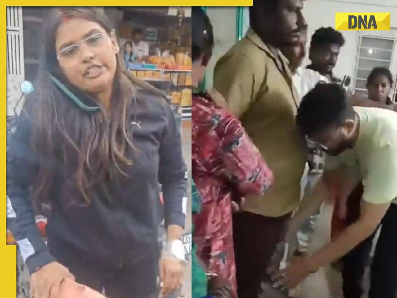 Viral video: Woman hits Bengaluru auto driver with slipper, later falls on his feet to apologise, watch