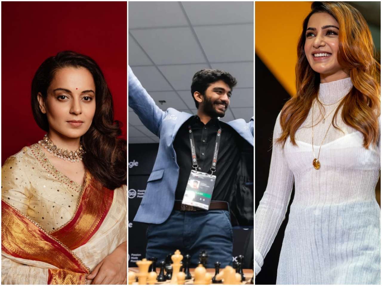 Kangana Ranaut to Samantha Ruth Prabhu, celebrities shower praise on D Gukesh for his win over Magnus Carlsen