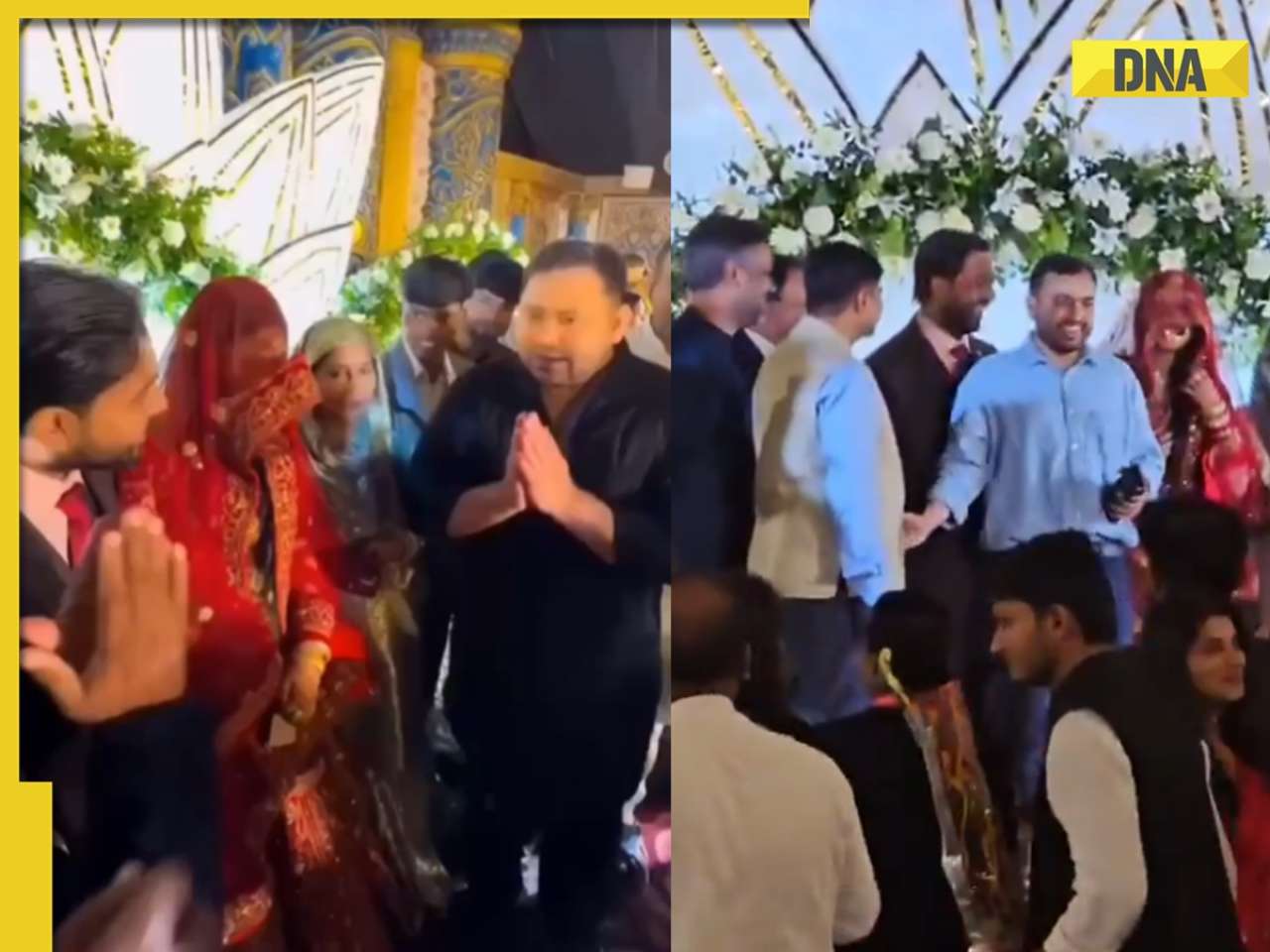 Viral video: Khan sir gives hilarious reply to Tejashwi Yadav, Alakh Pandey during his wedding reception, here's what happened, watch