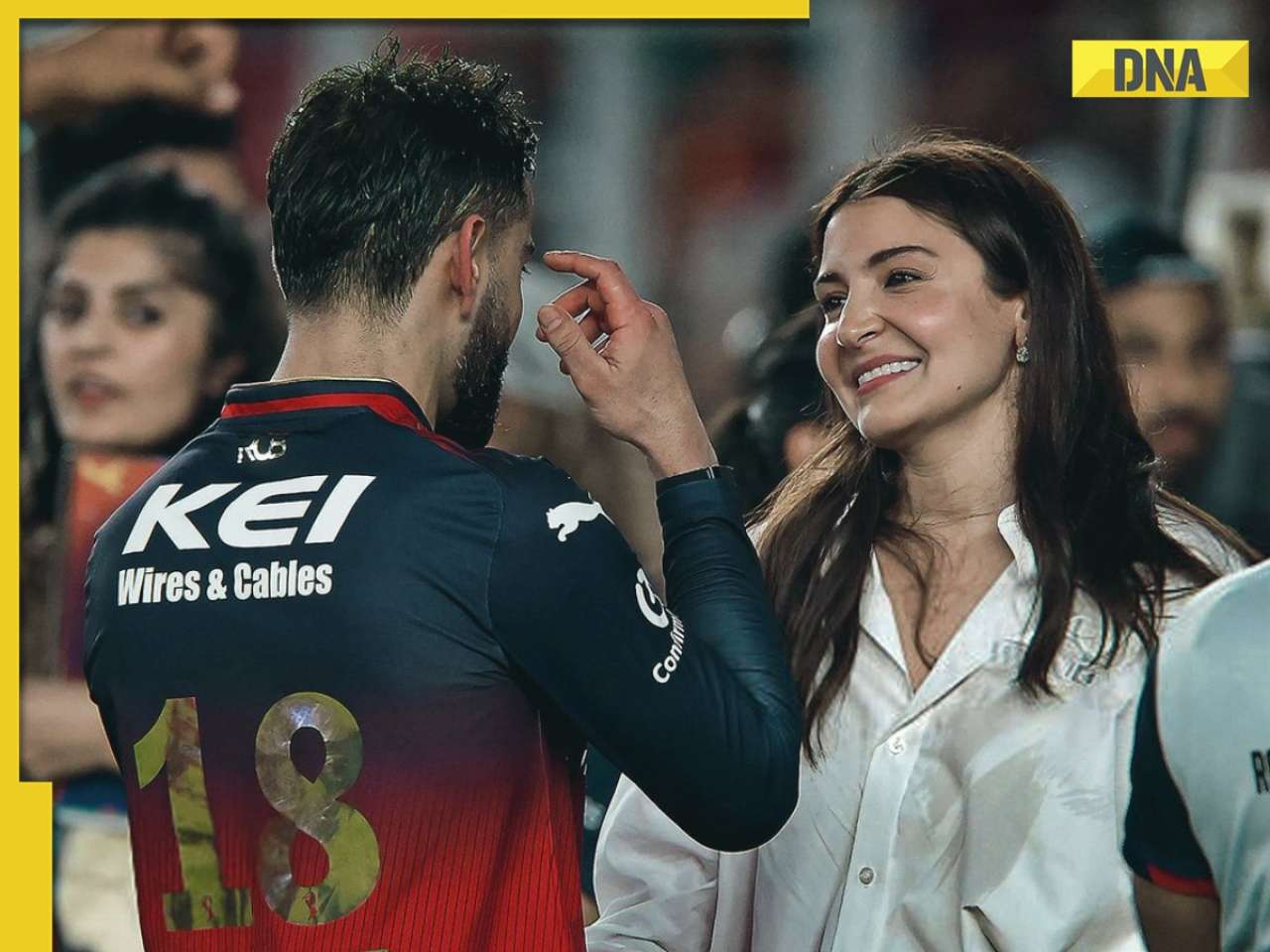 Anushka Sharma hugs Virat Kohli after RCB defeat PBKS in IPL 2025 Final to win trophy for first time in 18 years - Watch