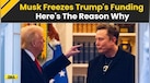  US News: Elon Musk Freezes Trump's Last $100 Million As Trump Musk Fallout Intensifies | Trump News 