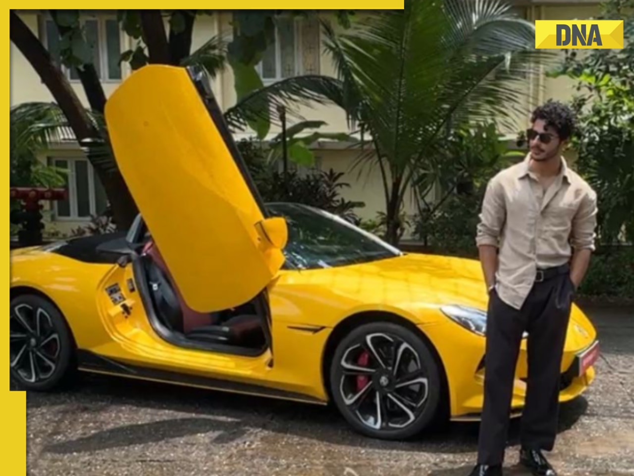 Ishaan Khatter rides MG Cyperster, world's fastest MG roadster, know how much it costs, and when you can buy it in India
