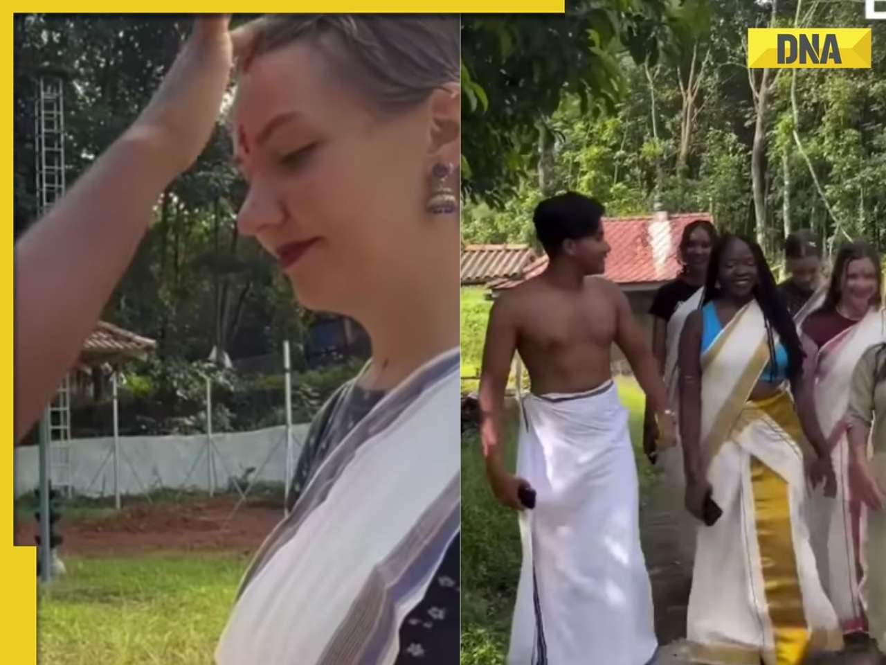 Viral video: Kerala vlogger faces backlash for applying sindoor to foreign woman