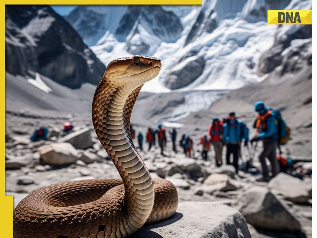 10 King Cobra snakes found near Mount Everest in Kathmandu, experts give warning, say this is sign of... 