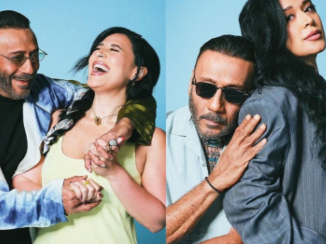 Jackie Shroff and Krishna Shroff