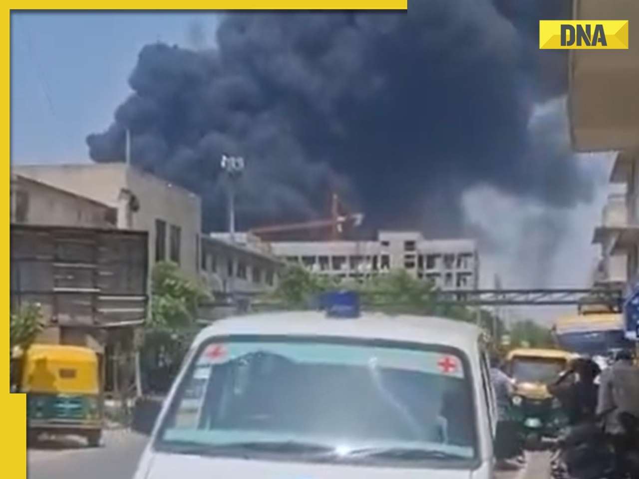 Ahmedabad Plane Crash: Air India flight to London crashes, video show thick black smoke rising from accident site; WATCH