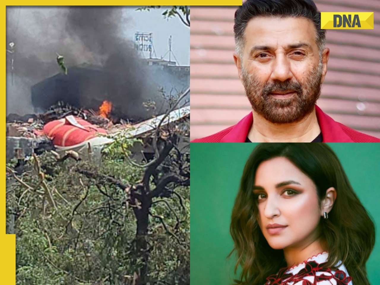 Sunny Deol, Parineeti Chopra, Sonu Sood 'heartbroken' after Ahmedabad plane crash: 'May those who lost their lives...'