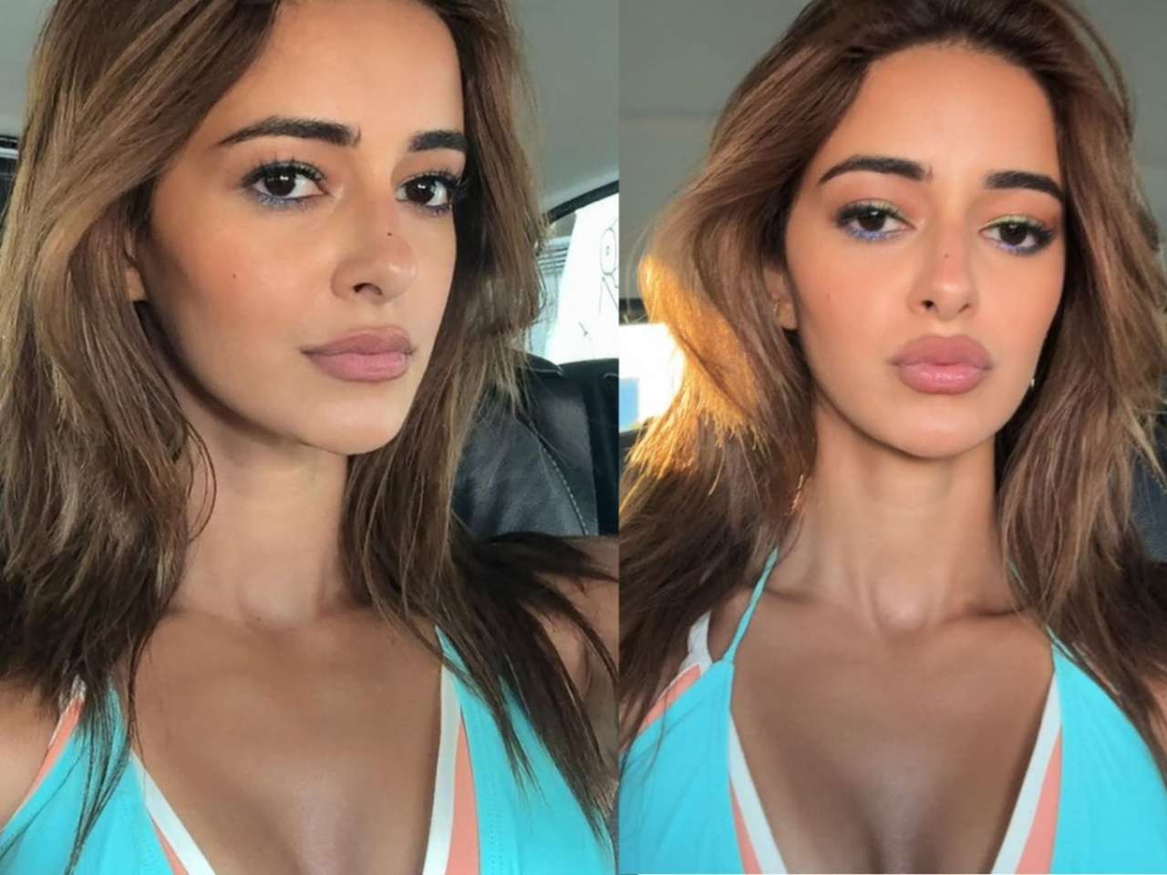 Turquoise and peach style combo