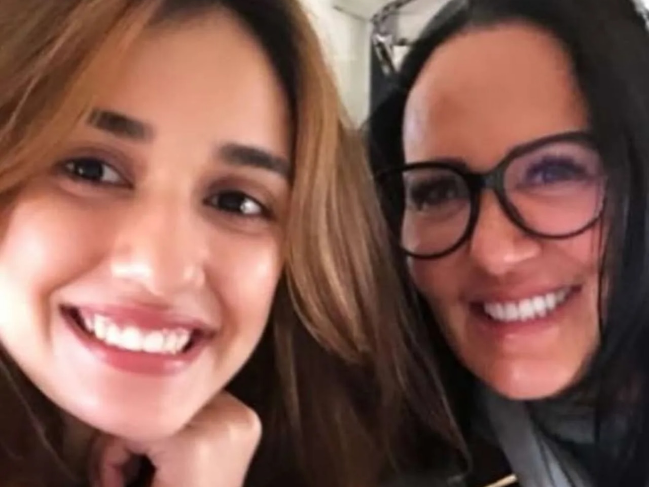 Disha Patani with Tiger Shroff’s mother Ayesha Shroff