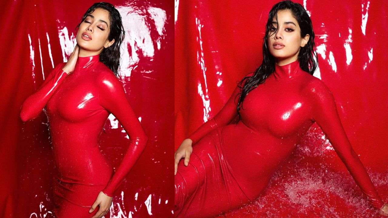 Janhvi Kapoor’s wet and wild glam