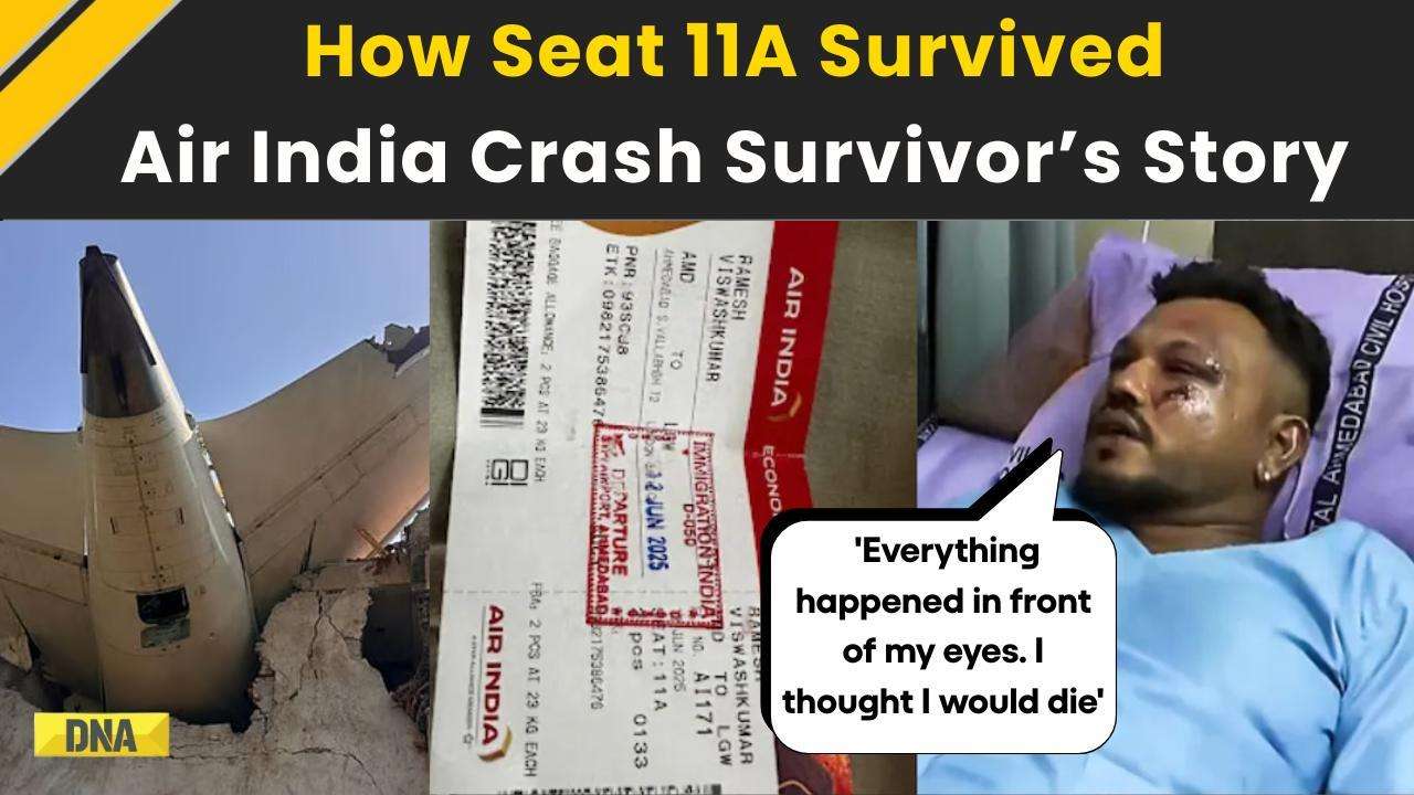 Ahmedabad Plane Crash: Miracle In Seat 11A; How One Passenger Survived The Air India Plane Crash