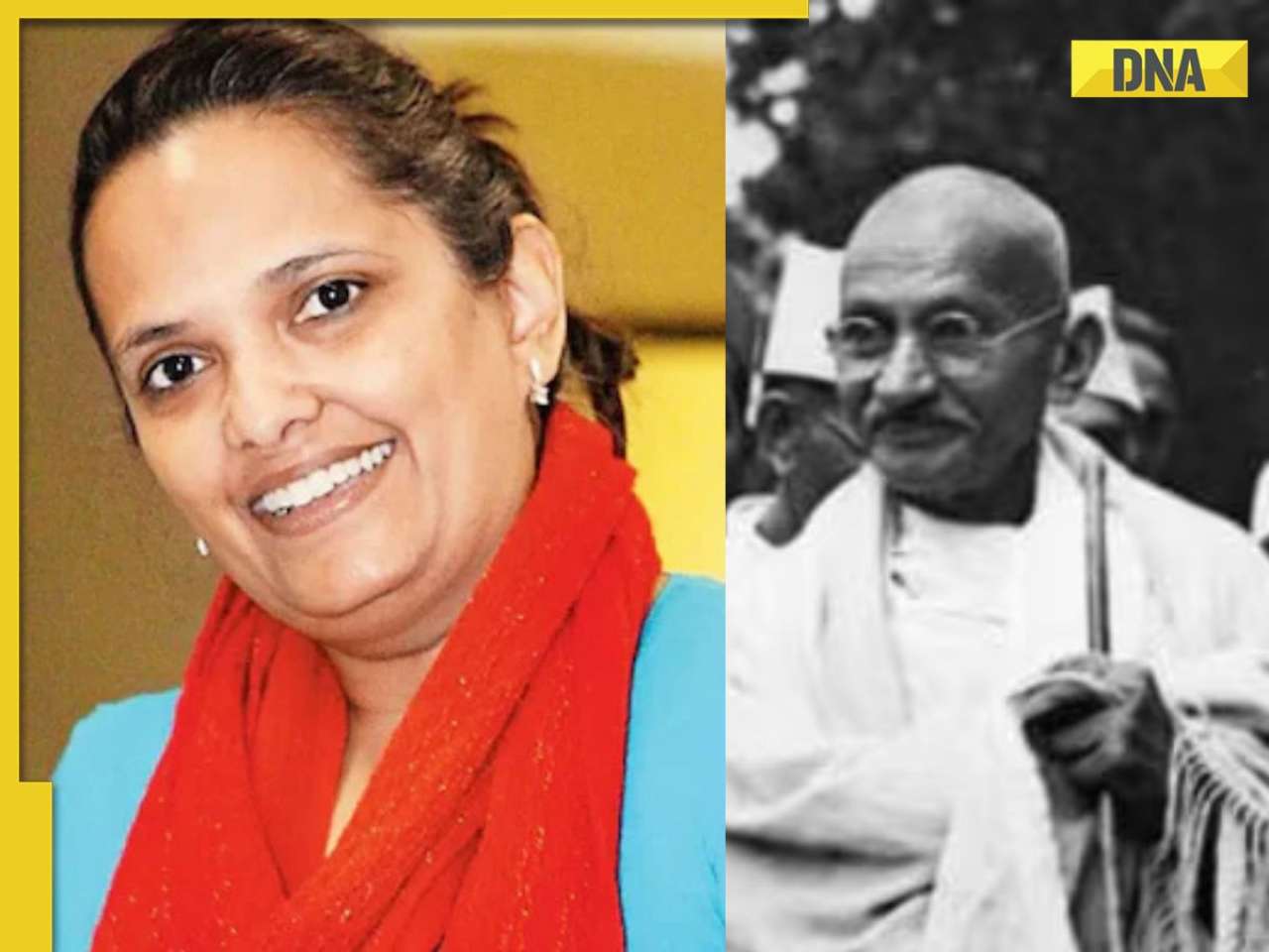 This is Mahatma Gandhi's great-granddaughter, jailed for 7 years in Rs 3.22 crore fraud case in..., she faked...