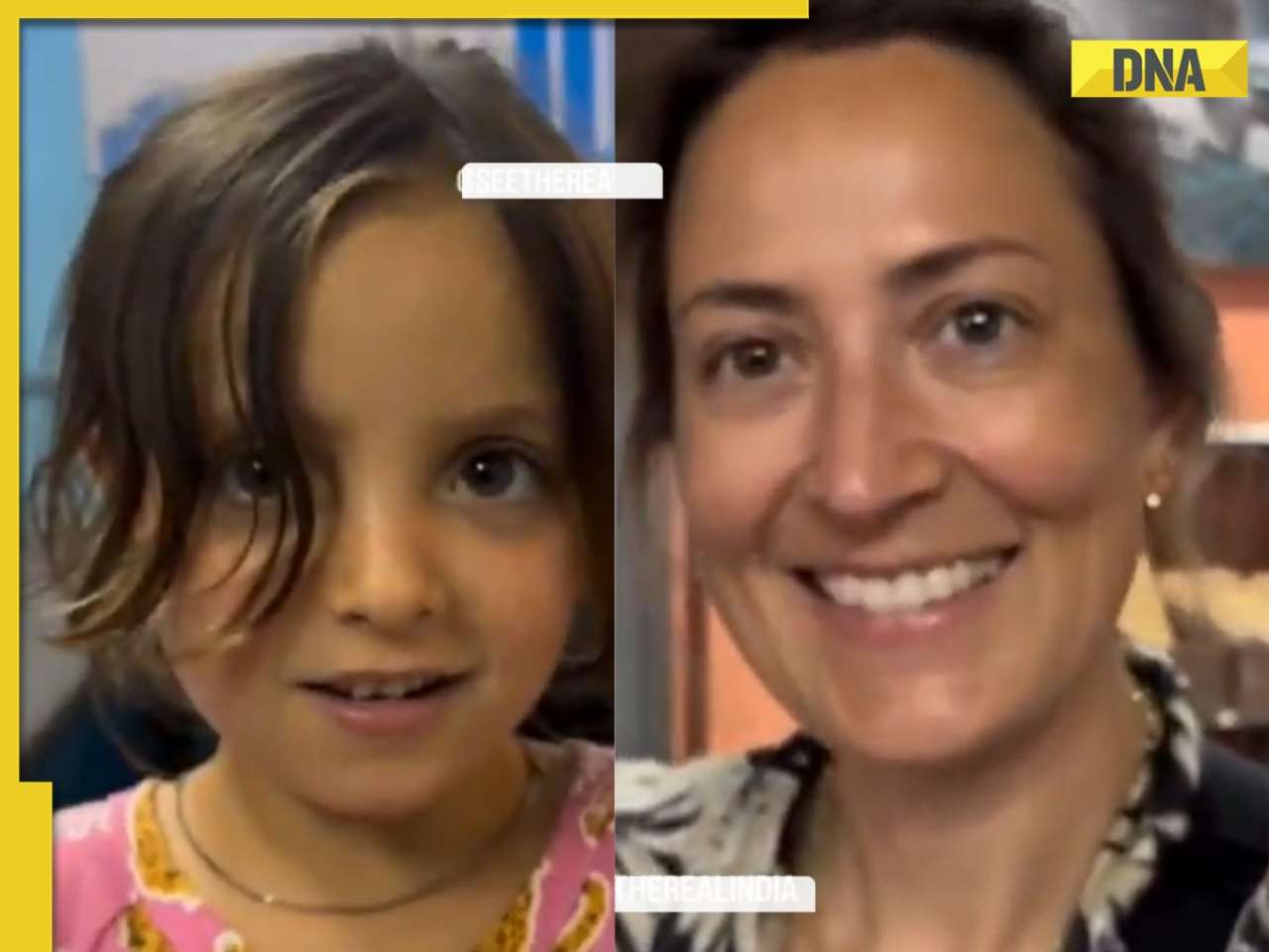 Viral video: Foreign woman names her daughter 'India', due to this REASON, Internet reacts, watch