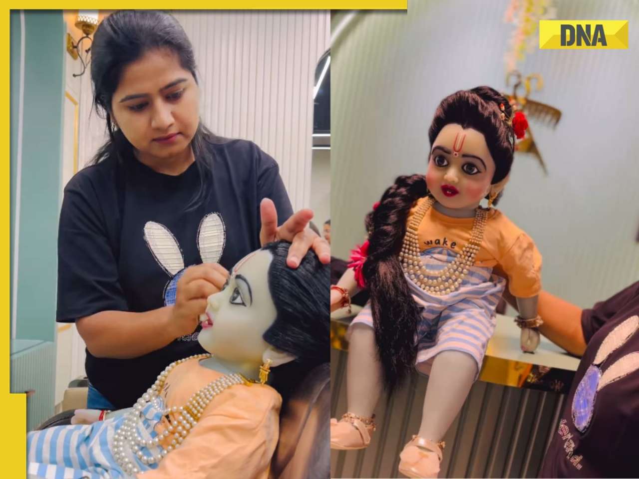 'Enough disrespect': Bal Krishna gets glam makeover at Haryana salon, viral video sparks mixed reactions