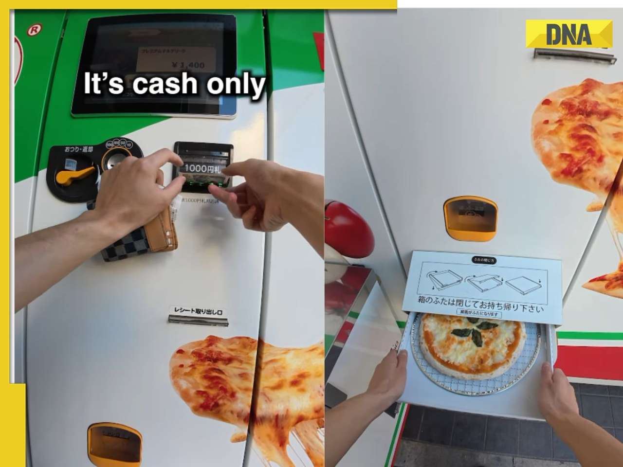 Pizza from a vending machine? Japan's latest food innovation goes viral