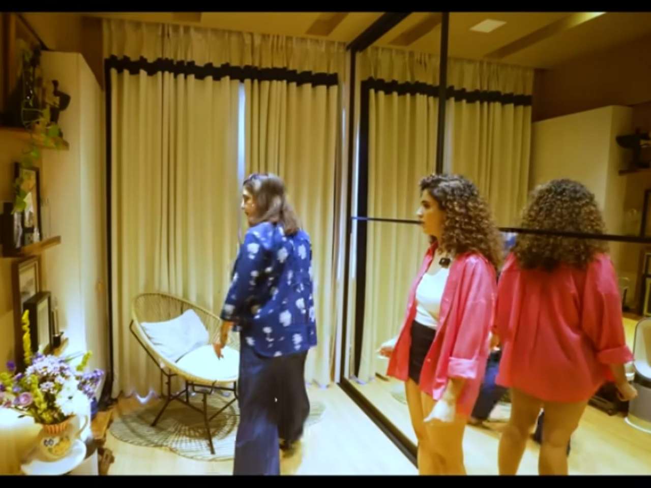 Vanity and dance room