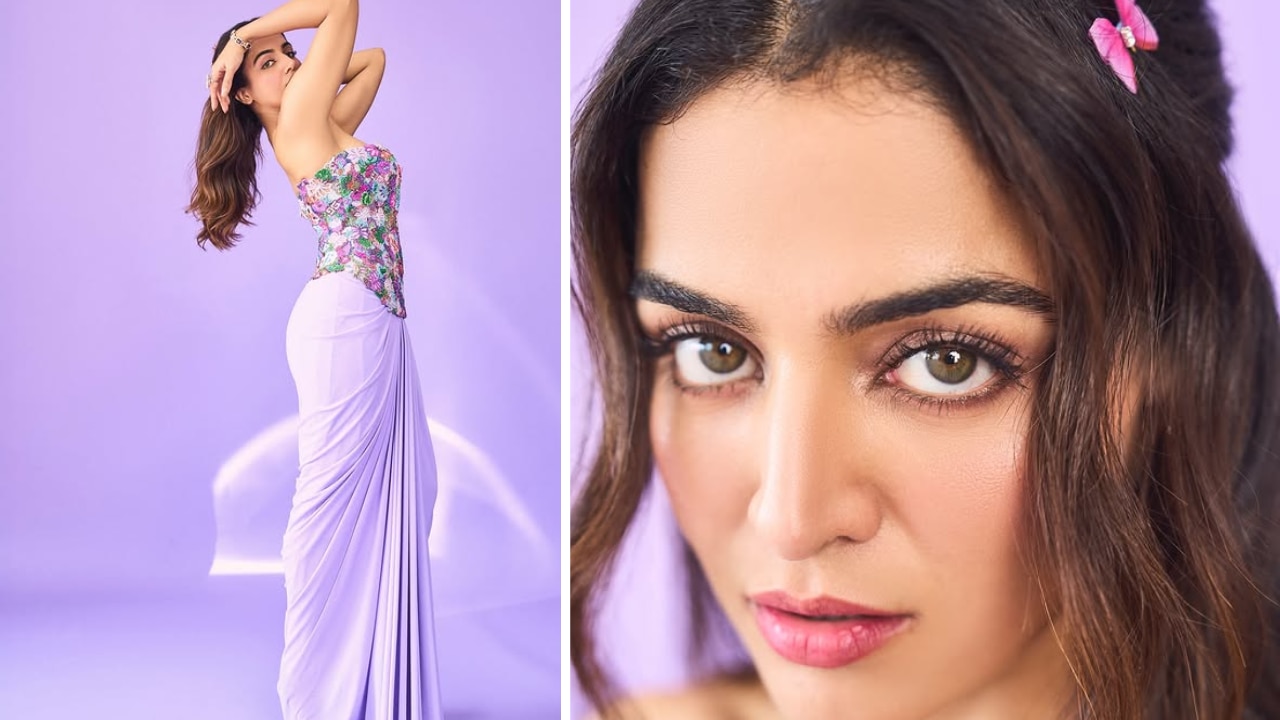 Wamiqa Gabbi's butterfly saree