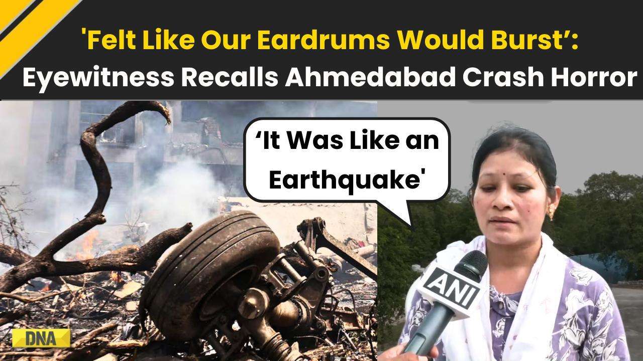 Ahmedabad Plane Crash: Eyewitness Recalls Air India Crash Horror | Ahmedabad Crash | Air India Plane
