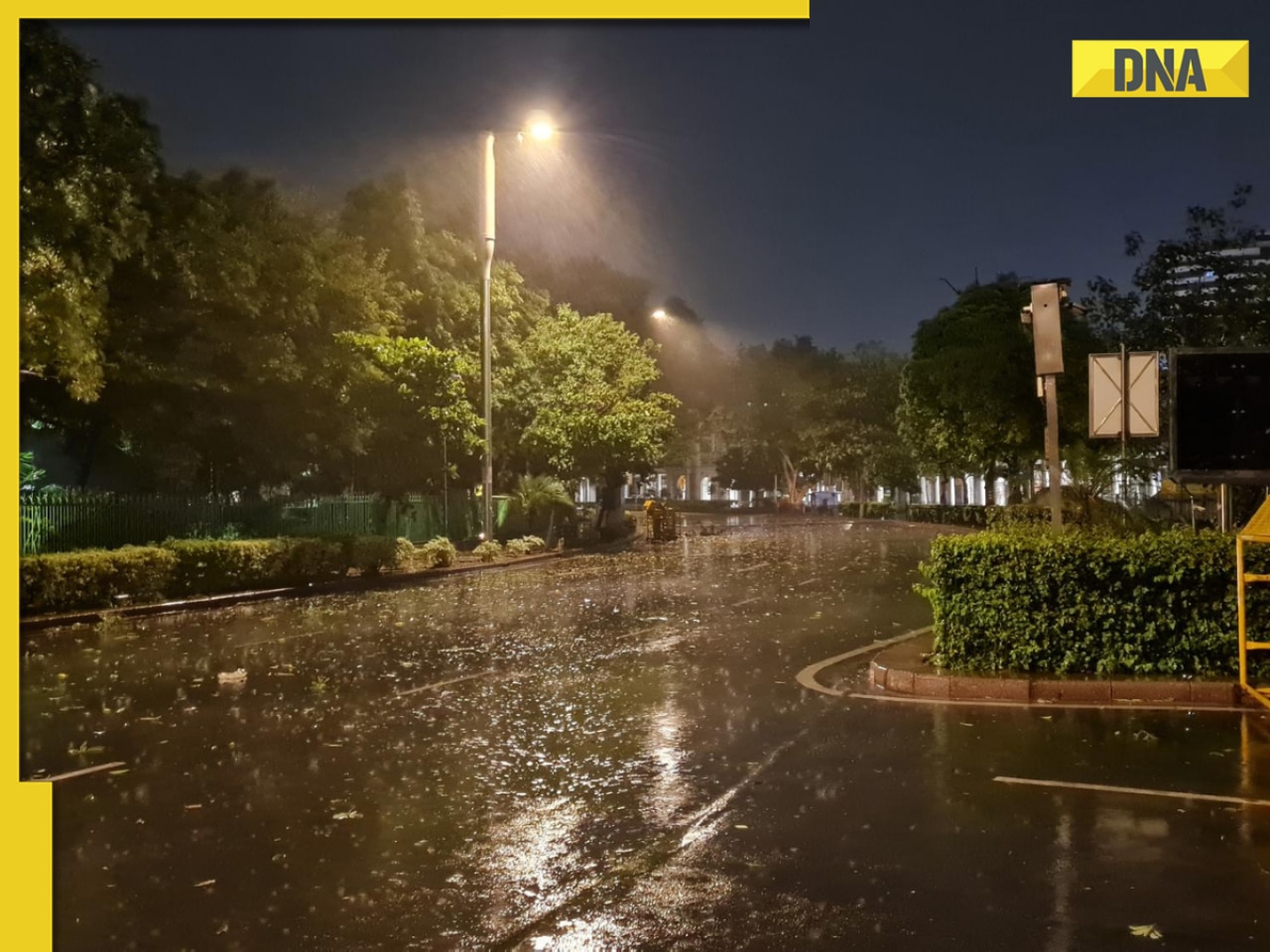 Weather update: Delhi receives shower of relief from heatwave, IMD issues thunderstorm and strong wind alert for...