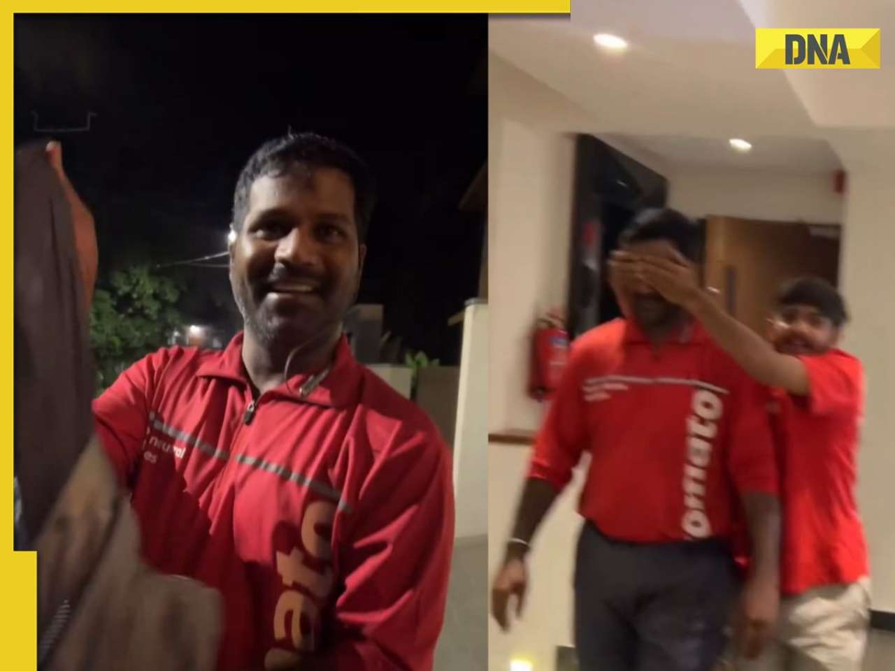 Zomato delivery man becomes emotional, surprised by customers who did..., watch viral video