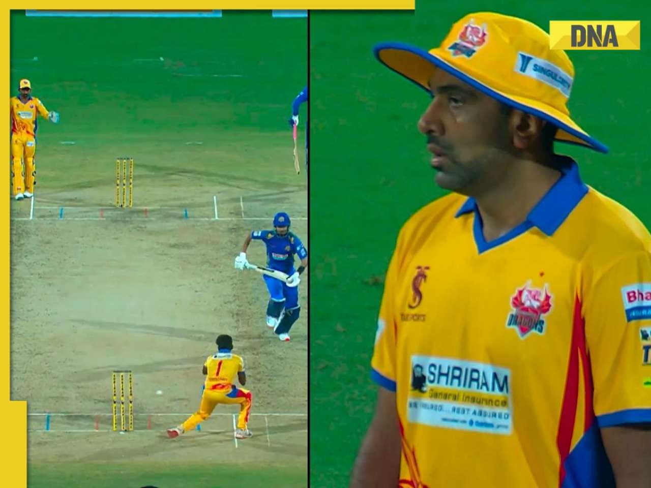 TNPL 2025: R Ashwin in disbelief as hilarious fielding error leads to three overthrow runs, video goes viral