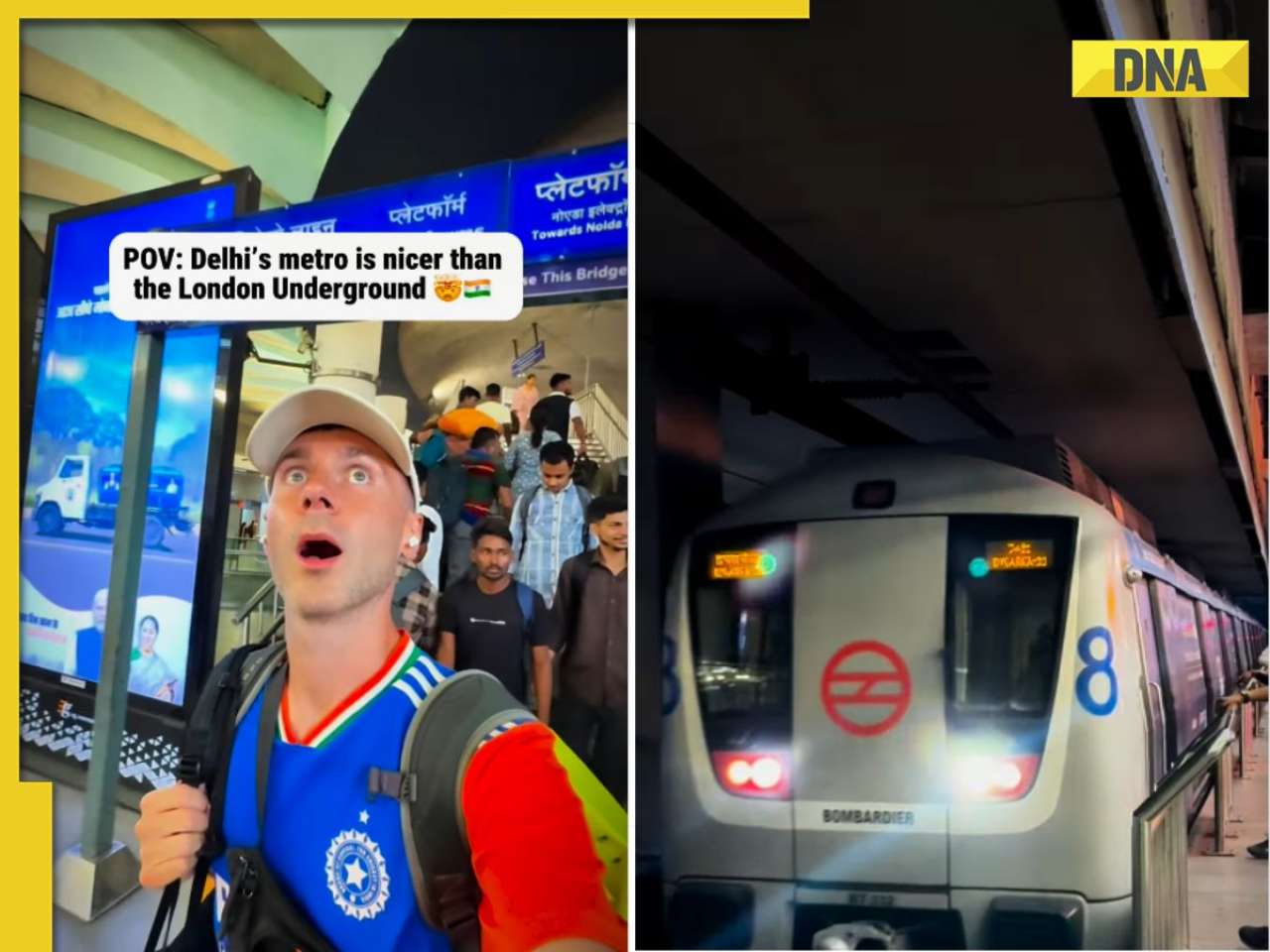 UK tourist praises Delhi metro in viral video, compares it to London Underground