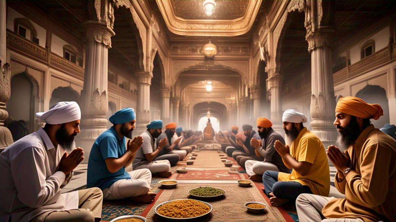 दुनिया भर के गुरुद्वारों में लंगर सेवा प्रदान की जाती है