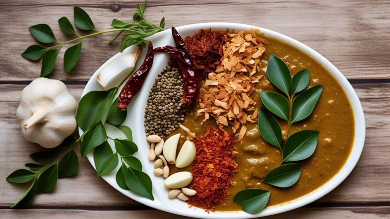 लहसुन मिर्च और कच्चे नारियल की चटनी
