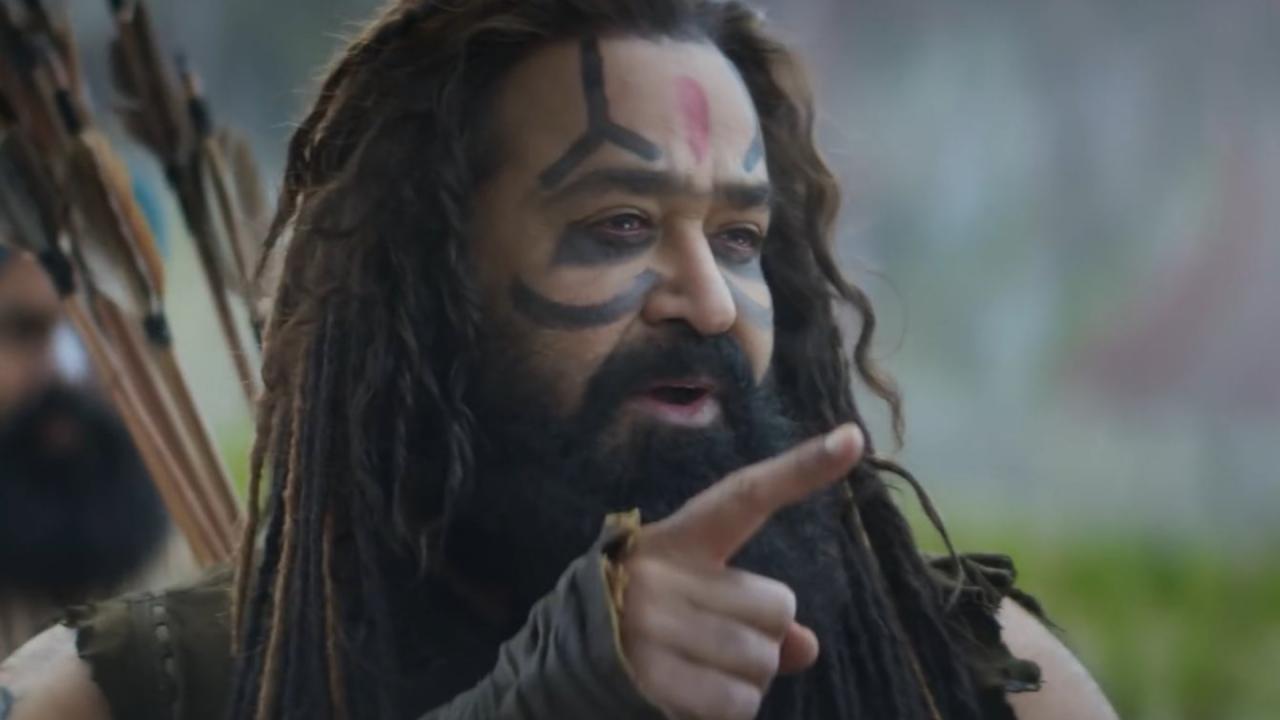 मोहनलाल आदिवासी योद्धा के रोल में आए नजर