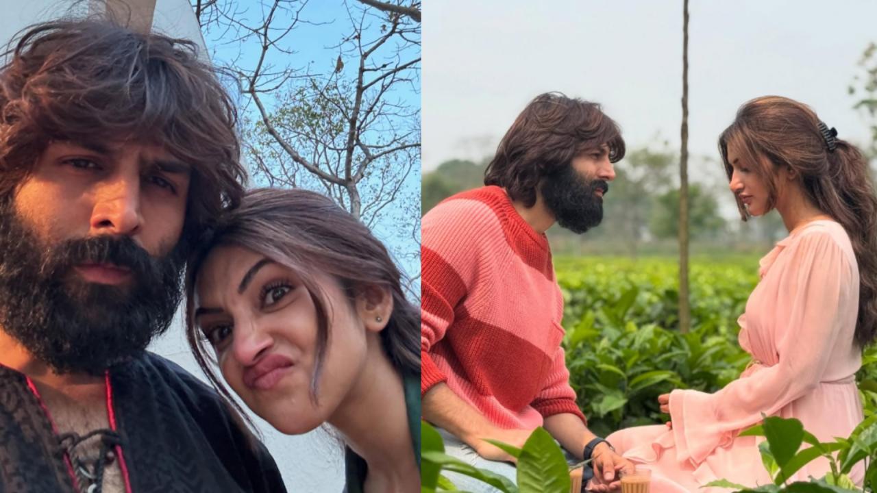 कार्तिक ने किया श्रीलीला को बर्थडे विश