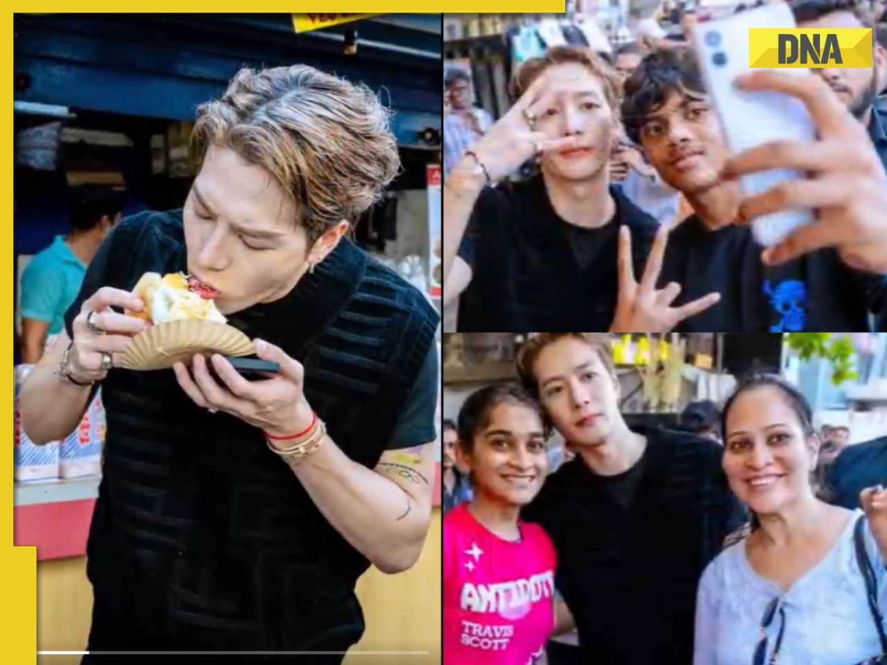 K-pop star Jackson Wang explores Mumbai streets, follows locals, eats Pani Puri, Vada Pav, learns Kathak