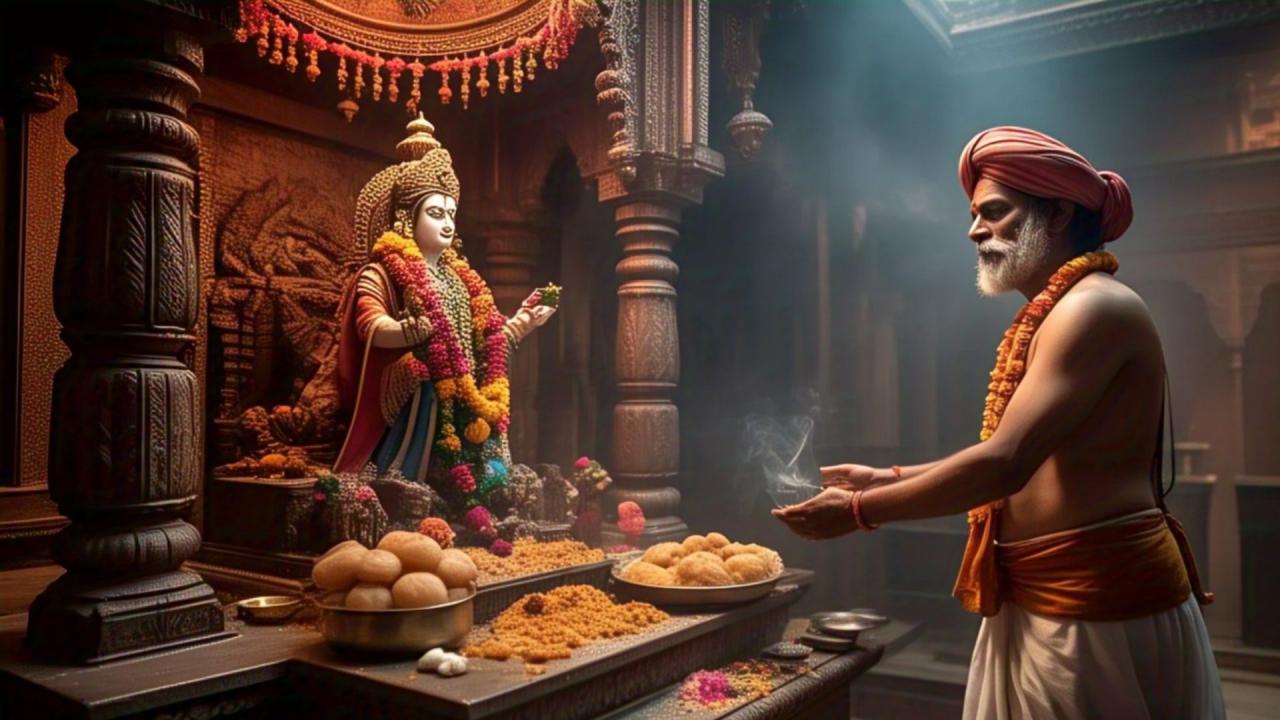 प्रसाद को बांट दें