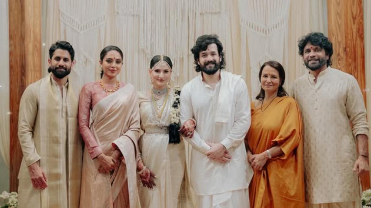 Akhil Akkineni Zainab Ravdjee Wedding