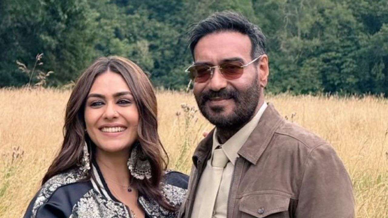 Ajay Devgn and Mrunal Thakur