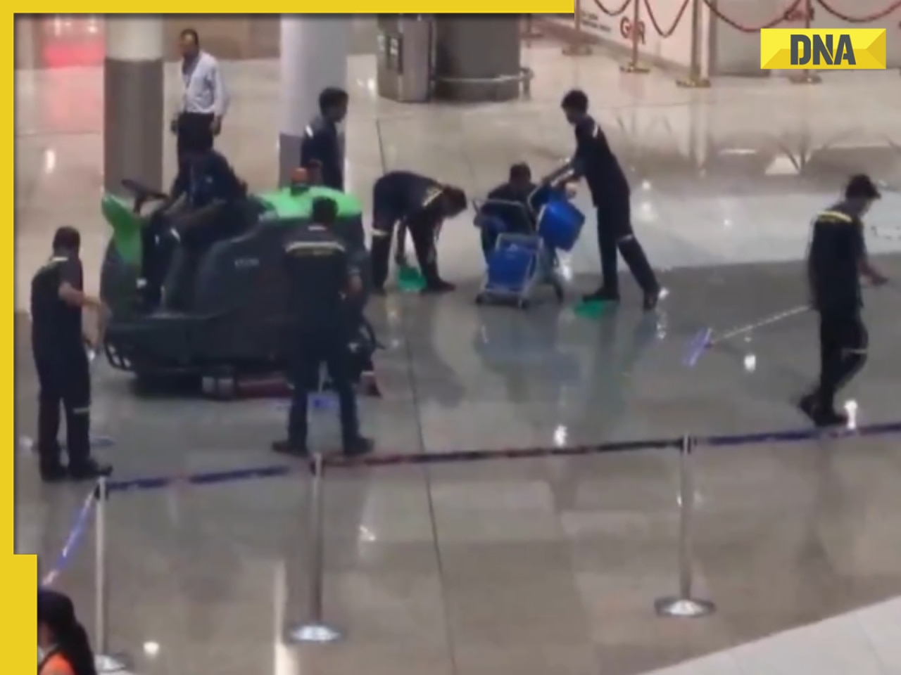 Delhi rains: Water enters newly built IGI Airport Terminal 1 as heavy rain lashes the capital; viral video sparks concern about infrastructure