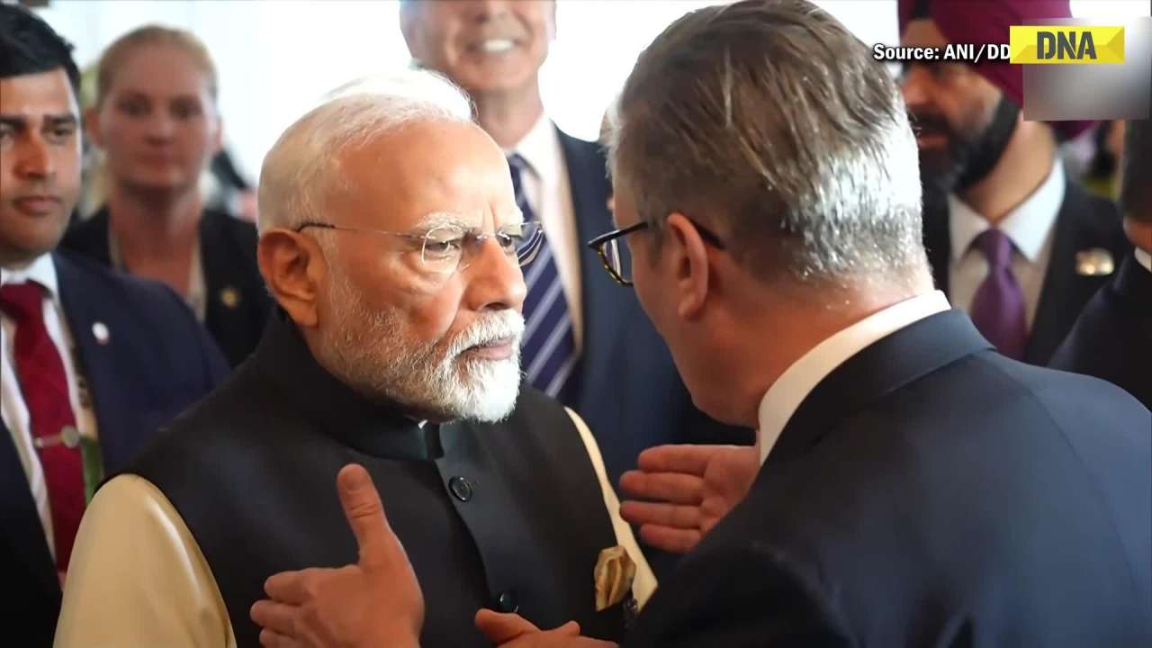G7 Summit Highlights: PM Modi & Macron Shares Love Laugh & Warm Hug at G7 Summit 2025 | Moments