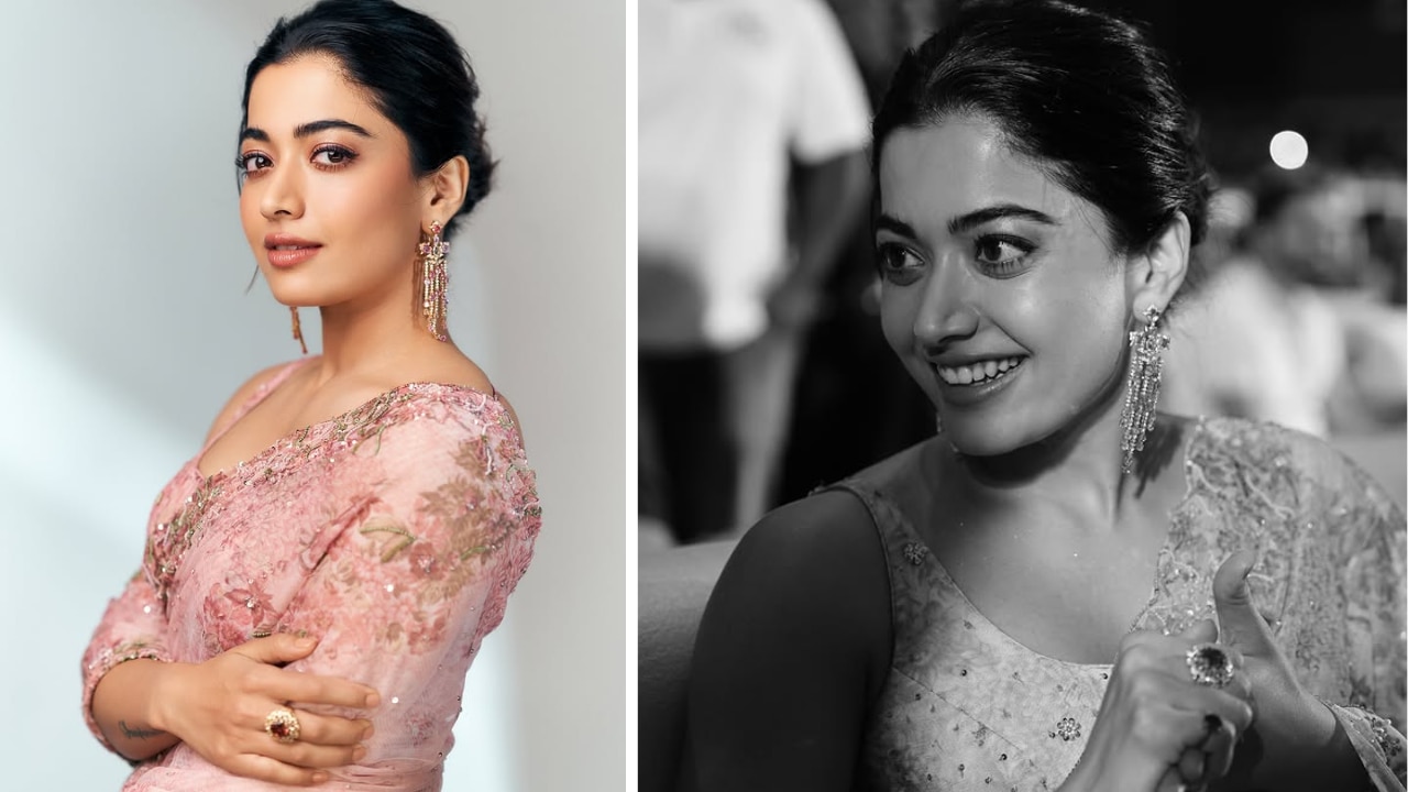 Rashmika Mandanna's hair and makeup