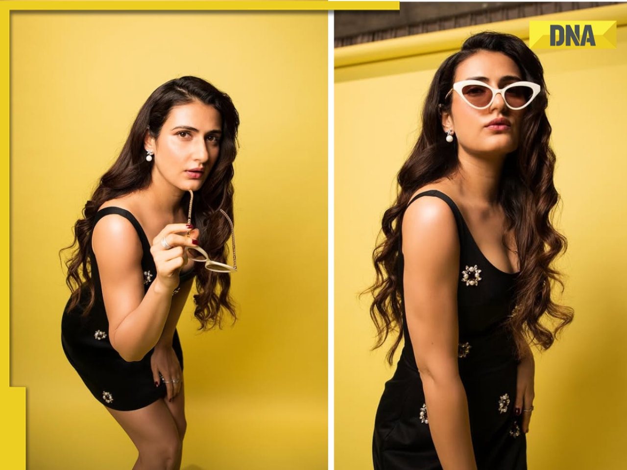 Fatima Sana Shaikh redefines glam in classic black dress with embellished detailing