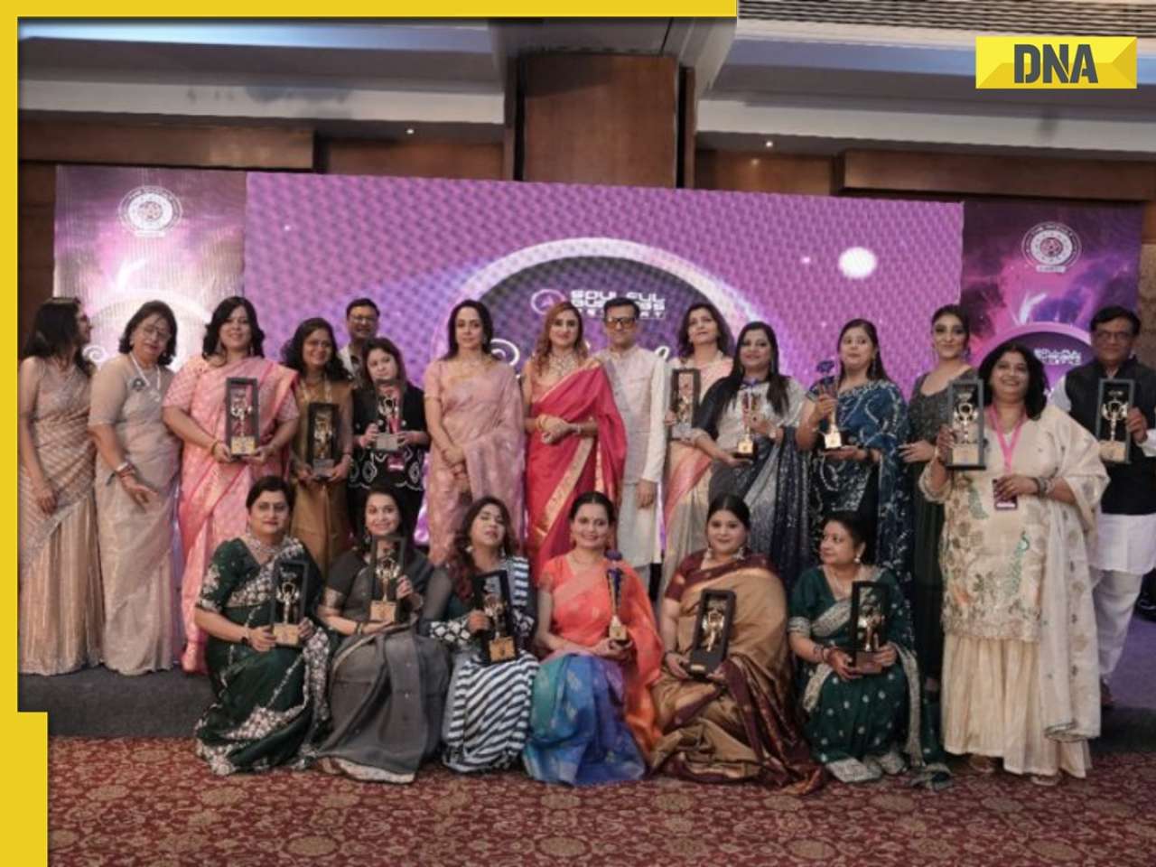 Hema Malini Felicitates Women at SBR 2025 Hosted by Tarot Coach Harpreet Kaur & Abhishek K Madan